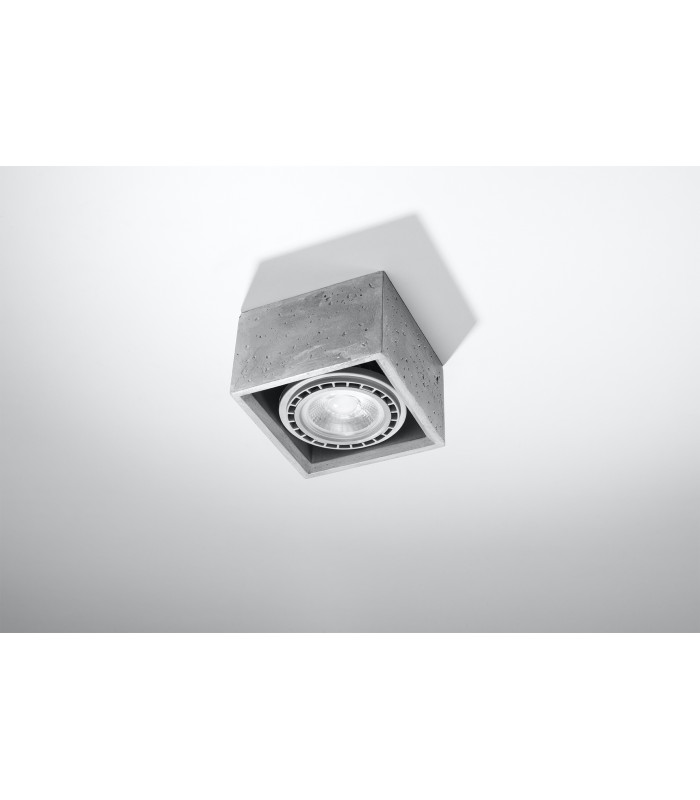 Surface Mounted Downlights Square  Flush Light Grey GU10-2