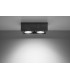 Surface Mounted Twin Downlights Rectangle Grey GU10-3