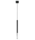 Slim 8cm Pendant Light Black Chrome G9-1