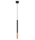 Slim 8cm Pendant Light Black Copper G9-1