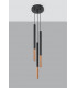 Cluster Drop Pendant Light Black Copper G9-2