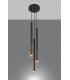 Cluster Drop Pendant Light Black Copper G9-3