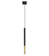 Slim 8cm Pendant Light Black Gold G9-1