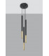 Cluster Drop Pendant Light Black Gold G9-2