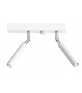 Twin Spotlight Flush 2 Light White G9-1