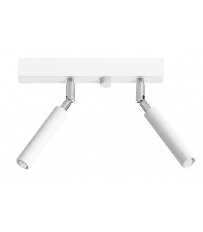 Twin Spotlight Flush 2 Light White G9-1