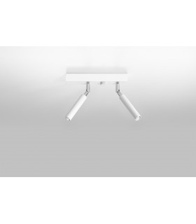 Twin Spotlight Flush 2 Light White G9-2