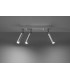 Straight Bar Flush 3 Light White G9-3
