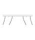 Straight Bar Flush 4Light White G9-1