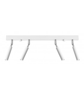 Straight Bar Flush 4Light White G9-1