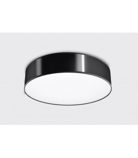 Cylindrical Flush Light Black 55cm E27-2