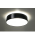 Cylindrical Flush Light Black 55cm E27-3