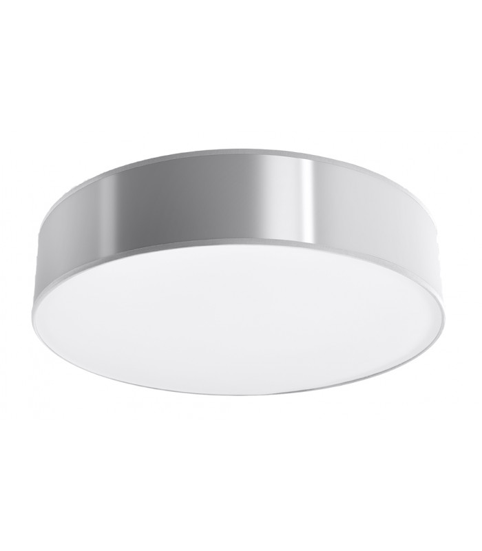 Cylindrical Flush Light Grey 55cm E27-1