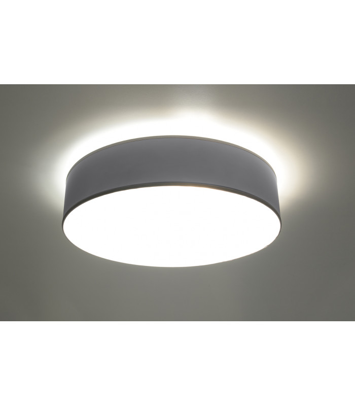 Cylindrical Flush Light Grey 55cm E27-2