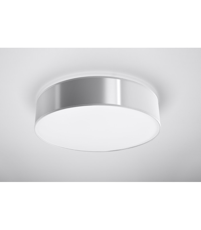 Cylindrical Flush Light Grey 55cm E27-3
