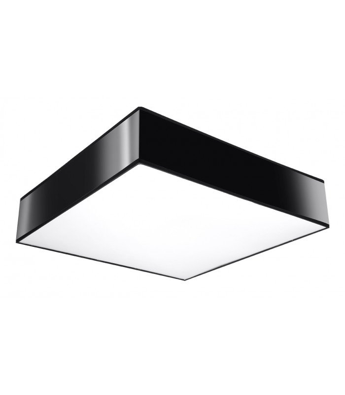 Flush Light Black 55cm E27-1
