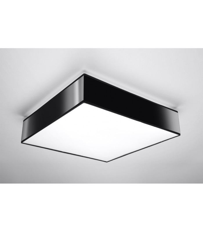 Flush Light Black 55cm E27-2