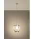 Modern Wire Frame Pendant Light White E27-3
