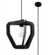 Modern Wire Frame Pendant Light Black E27-1