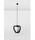 Modern Wire Frame Pendant Light Black E27-2