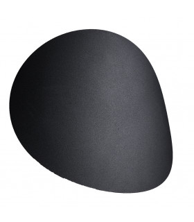 Flush Wall Lamp Black G9-1