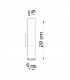 Up & Down Wall Lamp Black Chrome GU10-4