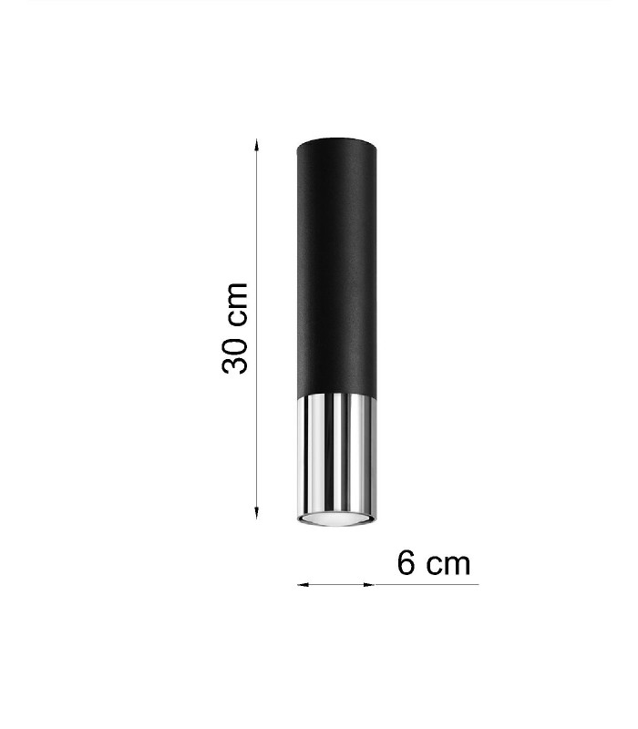 Surface Mounted Downlights Flush Light Black Chrome GU10-4