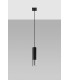 Slim 8cm Pendant Light Black Chrome GU10-2