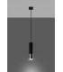 Slim 8cm Pendant Light Black Chrome GU10-3