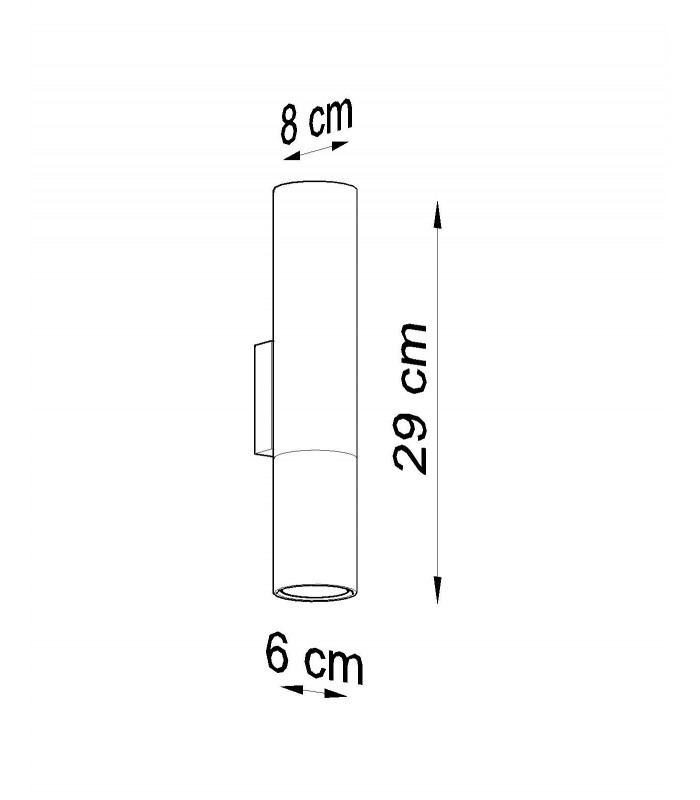 Up & Down Wall Lamp  Black Copper GU10-4