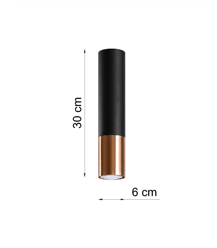 Surface Mounted Downlights Flush Light  Black Copper GU10-4