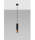 Slim 8cm Pendant Light  Black Copper GU10-2