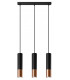 Triple Hanging Pendant Light  Black Copper GU10-1