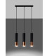 Triple Hanging Pendant Light  Black Copper GU10-3