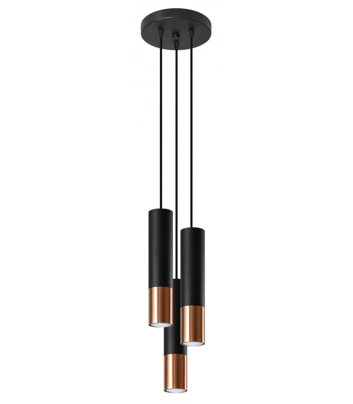 Cluster Drop   Black Copper GU10-1