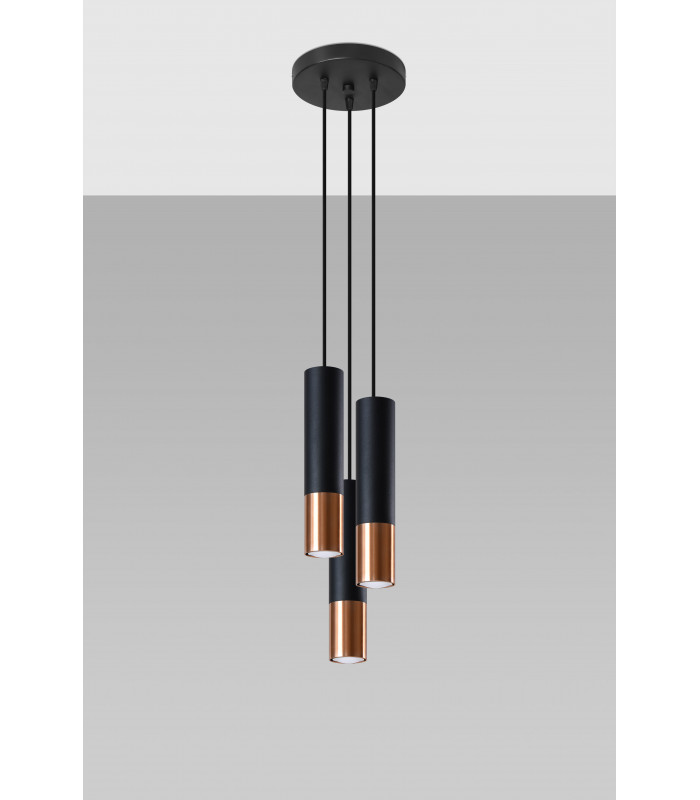 Cluster Drop   Black Copper GU10-2