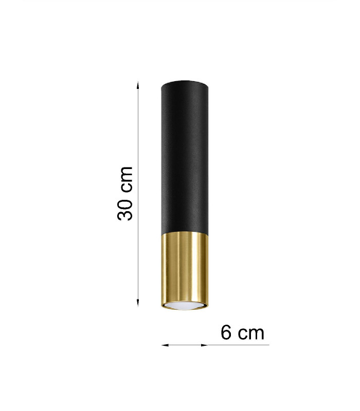 Surface Mounted Downlights Flush Light Black Gold GU10-4