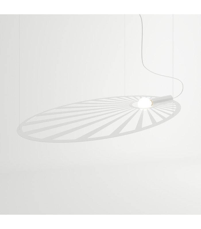 Caged & Wire Frame Pendant Light White E27-1