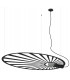 Modern Wire Frame Pendant Light Black E27-1