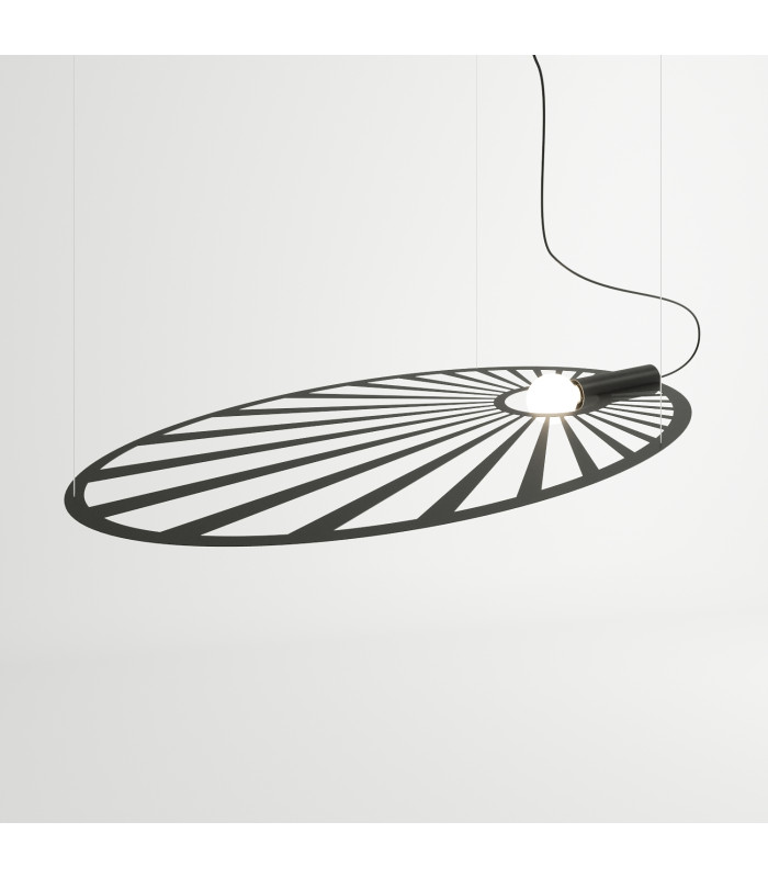 Modern Wire Frame Pendant Light Black E27-3