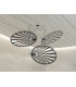 Modern Wire Frame Pendant Light Black E27-6