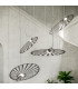 Modern Wire Frame Pendant Light Black E27-7