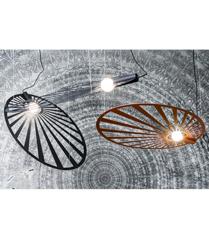 Modern Wire Frame Pendant Light Black E27-9