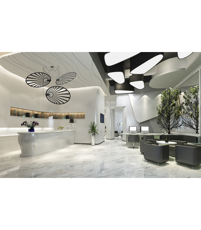 Modern Wire Frame Pendant Light Black E27-10