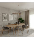 Modern Wire Frame Pendant Light Gold E27-2