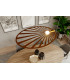 Modern Wire Frame Pendant Light Gold E27-5