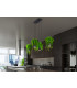 Straight Bar Pendant Light Black GU10/ES111-5