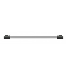 Flush Wall Lights Linear Black T8-1