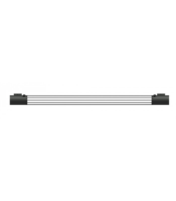 Flush Wall Lights Linear Black T8-1