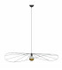 Modern Wire Frame Pendant Light Black E27-1